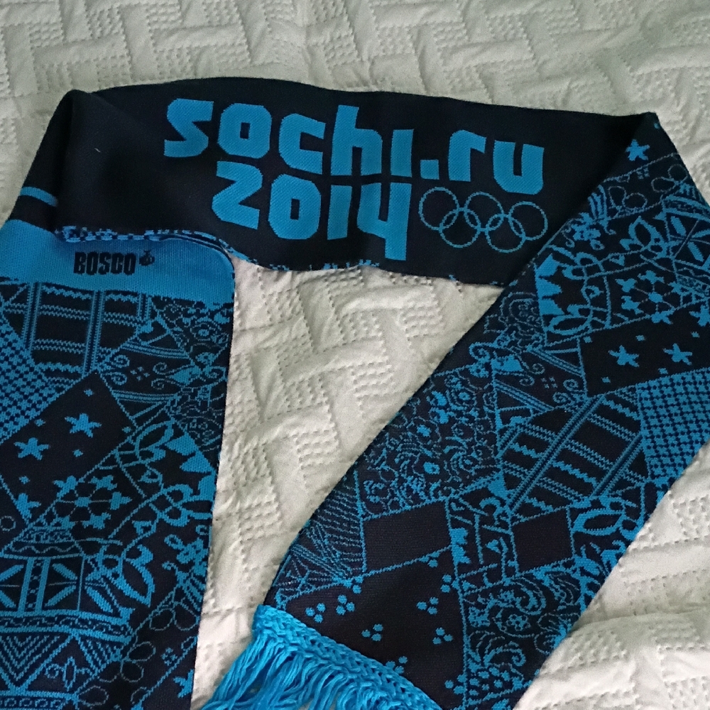 Blue Sochi 2014 Scarf